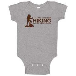 I Only Care About Hiking onesie Baby One Piece