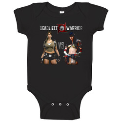 Lara Croft Vs Xena onesie Baby One Piece Lara Croft Vs Xena onesie Baby One Piece