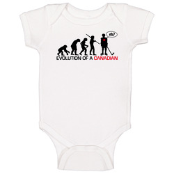 Evolution Of A Canadian onesie Baby One Piece Evolution Of A Canadian onesie Baby One Piece