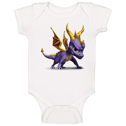 Spyro The Dragon Video Game onesie Baby One Piece Spyro The Dragon Video Game onesie Baby One Piece