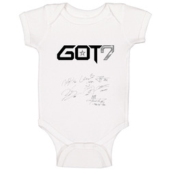 Got7 got 7 all member sign kpop t shirt shirts tee hard carry onesie Baby One Piece Got7 got 7 all member sign kpop t shirt shirts tee hard carry onesie Baby One Piece