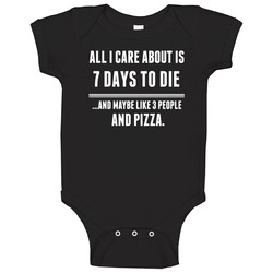 7 Days To Die All I Care About Is Video Game Fan onesie Baby One Piece 7 Days To Die All I Care About Is Video Game Fan onesie Baby One Piece