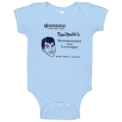 Dean Martin's Restaurant & Lounge Retro onesie Baby One Piece