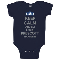 Dak Prescott Keep Calm Handle It Dallas Football onesie Baby One Piece Dak Prescott Keep Calm Handle It Dallas Football onesie Baby One Piece