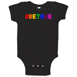 #betrue Support Lgbt In Sports onesie Baby One Piece