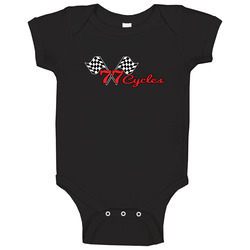 77 Cycles onesie Baby One Piece 77 Cycles onesie Baby One Piece