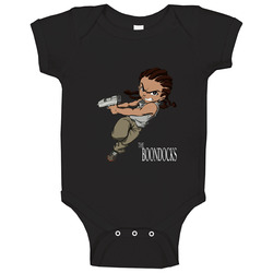 The Boondocks Cartoon Black onesie Baby One Piece The Boondocks Cartoon Black onesie Baby One Piece
