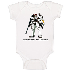 Gundam Wing Model Oz 00ms Tallgeese onesie Baby One Piece