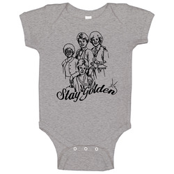 Stay Golden The Golden Girls Tv Show Betty Sophia Dorothy Blanche Comedy onesie Baby One Piece Stay Golden The Golden Girls Tv Show Betty Sophia Dorothy Blanche Comedy onesie Baby One Piece