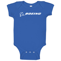 Boeing Aircraft Logo Men's Blue onesie Baby One Piece Boeing Aircraft Logo Men's Blue onesie Baby One Piece