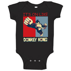 Its On Like Donkey Kong Retro 80s onesie Baby One Piece Its On Like Donkey Kong Retro 80s onesie Baby One Piece