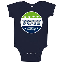 Seattle Seahawks Fan Vote Nfl Washington Presidential Election Political Campaign 2020 onesie Baby One Piece Seattle Seahawks Fan Vote Nfl Washington Presidential Election Political Campaign 2020 onesie Baby One Piece