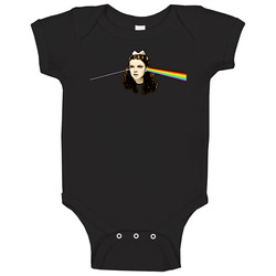 Darkside Of The Rainbow Classic Cult Movie onesie Baby One Piece Darkside Of The Rainbow Classic Cult Movie onesie Baby One Piece