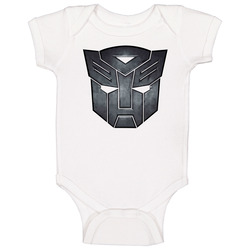 Autobot Transformer Face onesie Baby One Piece Autobot Transformer Face onesie Baby One Piece