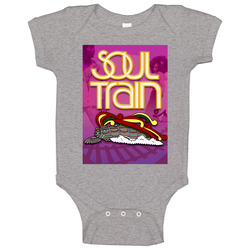 Soul Train Retro 70s Disco onesie Baby One Piece