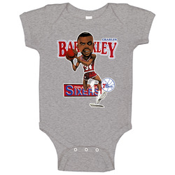 Charles Barkley Philadelphia Baskeball Caricature onesie Baby One Piece Charles Barkley Philadelphia Baskeball Caricature onesie Baby One Piece