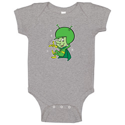 Great Gazoo, Flintstones, T-Shirt, Fred Flintstone, Barney Rubble, Cartoon, Retro onesie Baby One Piece