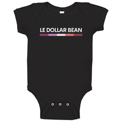 Le Dollar Bean Funny Tik Tok Trend Pop Culture Lesbian Pride V4 onesie Baby One Piece Le Dollar Bean Funny Tik Tok Trend Pop Culture Lesbian Pride V4 onesie Baby One Piece