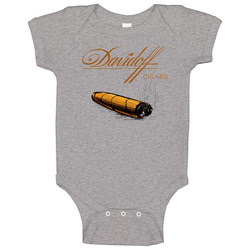 Cuban Cigar Tobacco Davidoff Havana Habanos Smoke Logo Label New onesie Baby One Piece Cuban Cigar Tobacco Davidoff Havana Habanos Smoke Logo Label New onesie Baby One Piece