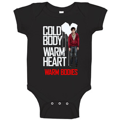 Cold Body Warm Heart Warm Body Black onesie Baby One Piece Cold Body Warm Heart Warm Body Black onesie Baby One Piece