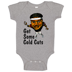 Icky Woods Get Some Cold Cuts Geico Commerical Funny onesie Baby One Piece Icky Woods Get Some Cold Cuts Geico Commerical Funny onesie Baby One Piece