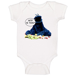 Cookie Monster Funny onesie Baby One Piece Cookie Monster Funny onesie Baby One Piece