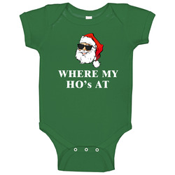 Santa Ho's onesie Baby One Piece Santa Ho's onesie Baby One Piece