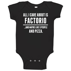 Factorio All I Care About Is Video Game Fan onesie Baby One Piece Factorio All I Care About Is Video Game Fan onesie Baby One Piece