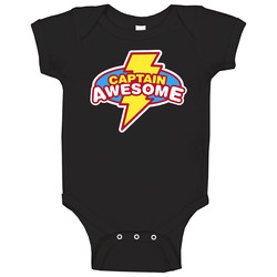 Captain Awesome Funny Cool onesie Baby One Piece Captain Awesome Funny Cool onesie Baby One Piece