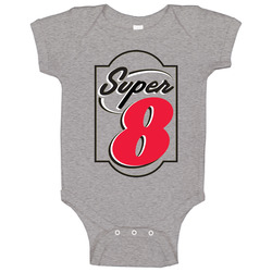 Super 8 Hotel Logo onesie Baby One Piece Super 8 Hotel Logo onesie Baby One Piece