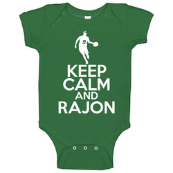 Keep Calm And Rajon Rondo Boston Basketball Carry On onesie Baby One Piece Keep Calm And Rajon Rondo Boston Basketball Carry On onesie Baby One Piece