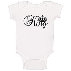 King onesie Baby One Piece King onesie Baby One Piece