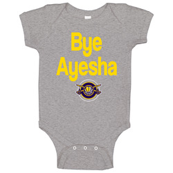 Bye Ayesha Steph Curry Wife Twitter Rant Cleveland Cavaliers onesie Baby One Piece Bye Ayesha Steph Curry Wife Twitter Rant Cleveland Cavaliers onesie Baby One Piece