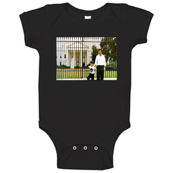 Pablo Escobar Son Infront Of The White House History onesie Baby One Piece Pablo Escobar Son Infront Of The White House History onesie Baby One Piece