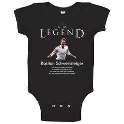 Bastian Schweinsteiger Germany Legend Soccer Futbol onesie Baby One Piece