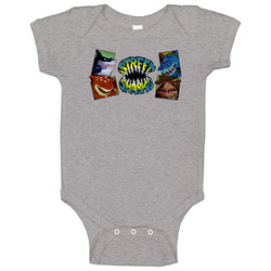 Street Sharks Cartoon 2 onesie Baby One Piece Street Sharks Cartoon 2 onesie Baby One Piece