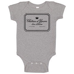 Chateau D'yquem 1811 Wine 1990 2005 onesie Baby One Piece Chateau D'yquem 1811 Wine 1990 2005 onesie Baby One Piece