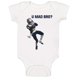 U Mad Bro Malcolm Butler Interception Super Bowl onesie Baby One Piece U Mad Bro Malcolm Butler Interception Super Bowl onesie Baby One Piece