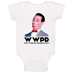 What Would Pee Wee Herman Do onesie Baby One Piece What Would Pee Wee Herman Do onesie Baby One Piece