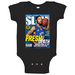 Slam Magazine Issue 117 Derrick Rose Popular Basketball Magazine Grunge Look onesie Baby One Piece Slam Magazine Issue 117 Derrick Rose Popular Basketball Magazine Grunge Look onesie Baby One Piece