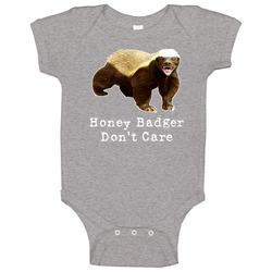 Funny Honey Badger Animal Fierce Dont Care onesie Baby One Piece Funny Honey Badger Animal Fierce Dont Care onesie Baby One Piece