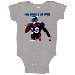 Denver Football Demaryius Thomas Only Winners Get Wings onesie Baby One Piece Denver Football Demaryius Thomas Only Winners Get Wings onesie Baby One Piece
