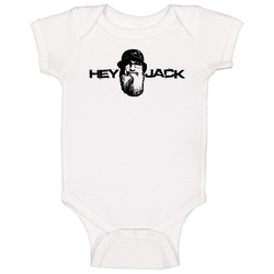 Hey Jack Duck Dynasty White onesie Baby One Piece Hey Jack Duck Dynasty White onesie Baby One Piece