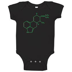 Lsd Molecule onesie Baby One Piece Lsd Molecule onesie Baby One Piece