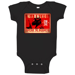 28 Days Later Cult Classic Horror Zombie Movie onesie Baby One Piece 28 Days Later Cult Classic Horror Zombie Movie onesie Baby One Piece