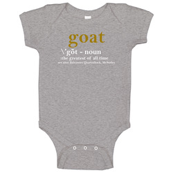 Trace Mcsorley Goat Definition Greatest Of All Time Quarterback Baltimore Football Fan onesie Baby One Piece Trace Mcsorley Goat Definition Greatest Of All Time Quarterback Baltimore Football Fan onesie Baby One Piece