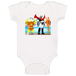 Mazinger Z Custom Anime onesie Baby One Piece Mazinger Z Custom Anime onesie Baby One Piece