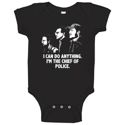 Jaws Brody Quinte And Hooper I Can Do Anything Im The Chief Of Police Movie Quotes Baby One Piece Jaws Brody Quinte And Hooper I Can Do Anything Im The Chief Of Police Movie Quotes Baby One Piece