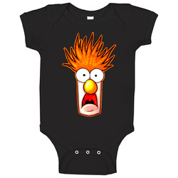 Beaker The Muppets Big Face Baby One Piece Beaker The Muppets Big Face Baby One Piece