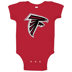 Atlanta Falcons Distressed Baby One Piece Atlanta Falcons Distressed Baby One Piece